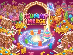 Spel Gummy Merge aanlyn