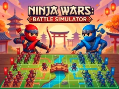 Spel Ninja Wars: Battle Simulator aanlyn