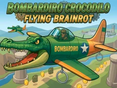 Spel Bombardiro Crocodilo Flying Brainrot aanlyn