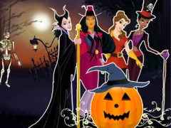 Spel Princesses Halloween Night aanlyn