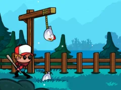 Spel Kick the Chicken aanlyn