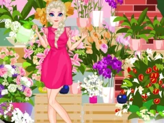 Spel Ice Queen Flowers Festival aanlyn