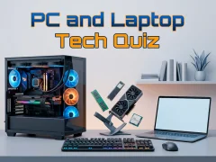 Spel PC and Laptop Tech Quiz aanlyn