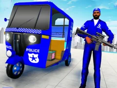 Spel Police Auto Rickshaw Taxi aanlyn