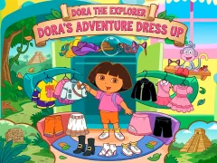 Spel Dora The explorer Dora's Adventure Dress Up aanlyn