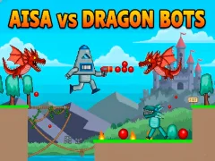 Spel Aisa Vs Dragon Bots aanlyn