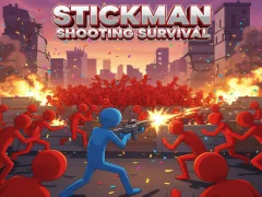 Spel Stickman Shooting Survival aanlyn