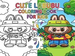 Spel Cute Labubu Coloring Book for Kids aanlyn