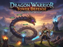 Spel Dragon Warrior Tower Defense aanlyn