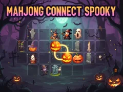 Spel Mahjong Connect Spooky aanlyn