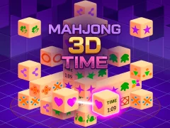 Spel Mahjong 3D Time aanlyn