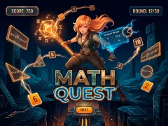 Spel MathQuest aanlyn