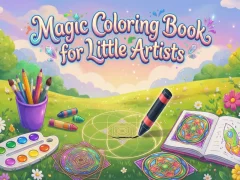 Spel Magic Coloring Book for Little Artists aanlyn