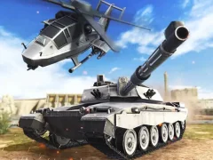 Spel Strategy of war. Tanks and helicopters aanlyn