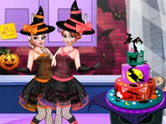 Spel Halloween Party Cake aanlyn