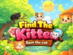 Spel Find the Kitten Spot the Cat aanlyn