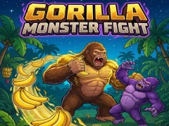 Spel Gorilla Monster Fight aanlyn