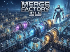 Spel Merge Factory Idle aanlyn
