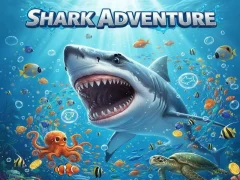 Spel Shark Adventure aanlyn