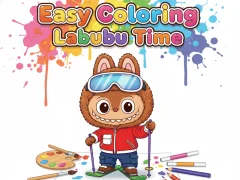 Spel Easy Coloring Labubu Time aanlyn