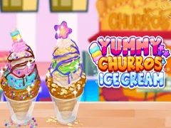Spel Yummy Churros Ice Cream aanlyn