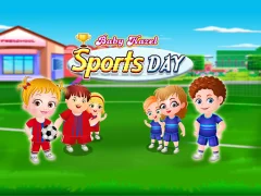 Spel Baby Hazel. Sports day aanlyn