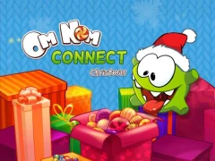 Spel Om Nom Connect Christmas aanlyn