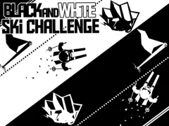 Spel Black and White Ski Challenge aanlyn