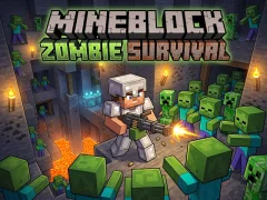 Spel Mineblock Zombie Survival aanlyn