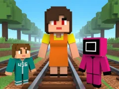 Spel Squid Game Craft Runner aanlyn