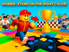 Spel Robbie: Stand on the Right Color! aanlyn