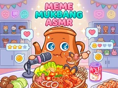 Spel Meme Mukbang ASMR Game aanlyn