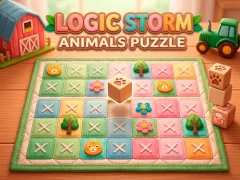 Spel Logic Storm: Animals Puzzle aanlyn