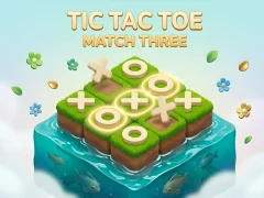 Spel Tic Tac Toe: Match Three aanlyn