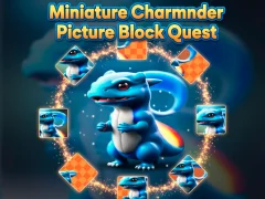 Spel Miniature Charmander Picture Block Quest aanlyn