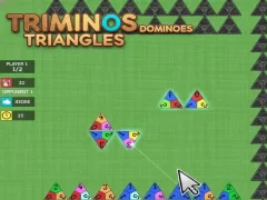 Spel Triminos Dominoes Triangles aanlyn