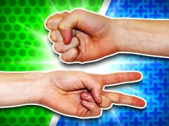 Spel Rock Paper Scissors aanlyn