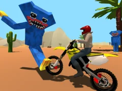 Spel Motoracer vs Huggy aanlyn