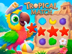 Spel Tropical Match aanlyn