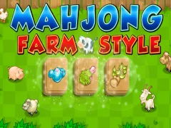 Spel Mahjong Farm Style aanlyn