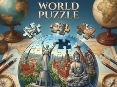 Spel World Puzzle aanlyn