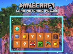 Spel Minecraft Card Matching Puzzle aanlyn