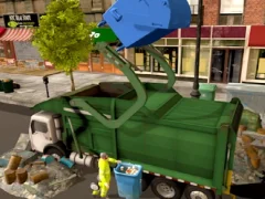 Spel Town Clean Garbage Truck aanlyn