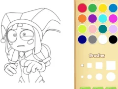Spel Pomni Coloring Book For Kids aanlyn