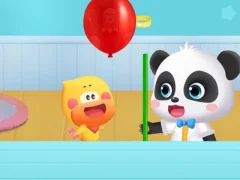 Spel Baby Panda Science World aanlyn