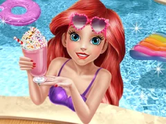 Spel Mermaid Princess Pool Time aanlyn