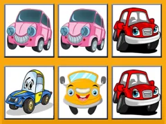 Spel Funny Cars Memory aanlyn