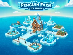 Spel Penguin Farm - Ice Merge aanlyn