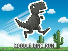 Spel Doodle Dino Run aanlyn