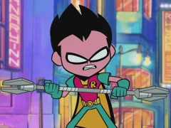Spel Teen Titans Go! Hidden Numbers aanlyn
